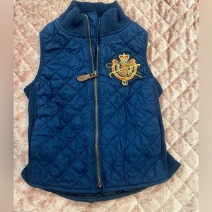 Ralph Lauren Equestrian Zip-Up Puffer Vest